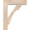 Ekena Millwork Olympic Block Smooth Bracket w/ Offset Brace, Douglas Fir, 7 1/2"W x 30"D x 38"H BKT0806X30X38OLY05SDF - alternate 3